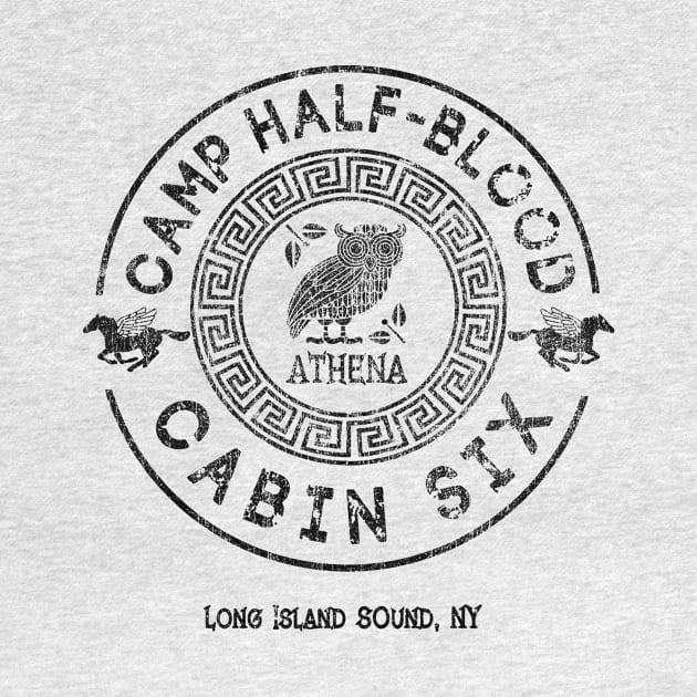 Camp Half Blood Athena - Vintage Style by Cave Clan